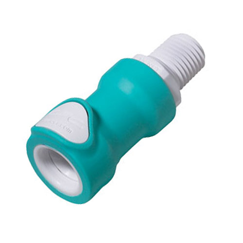 1/4" NPT NS4 Series ABS Non-Spill Coupling Body (Insert Sold Separately)