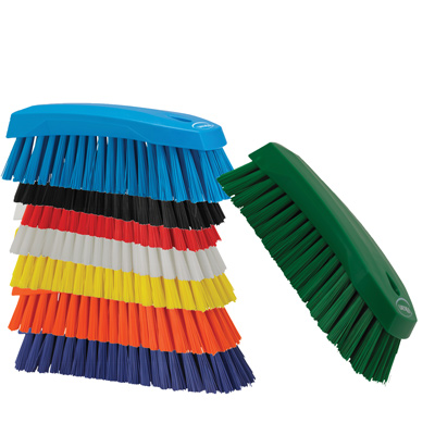 Vikan® Color-coded Scrub Brush w/Stiff Bristles