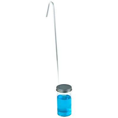 250mL  Clear Dippas™ Sterile Vials with Metal Caps & 330mm Handles - Case of 50