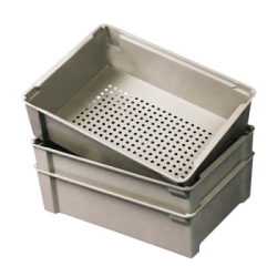 21-1/8" L x 15-5/8" W x 6" Hgt. Wash Box with Solid Bottom