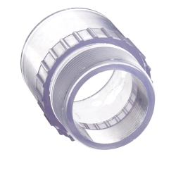 Clear Schedule 40 PVC Male Adapter