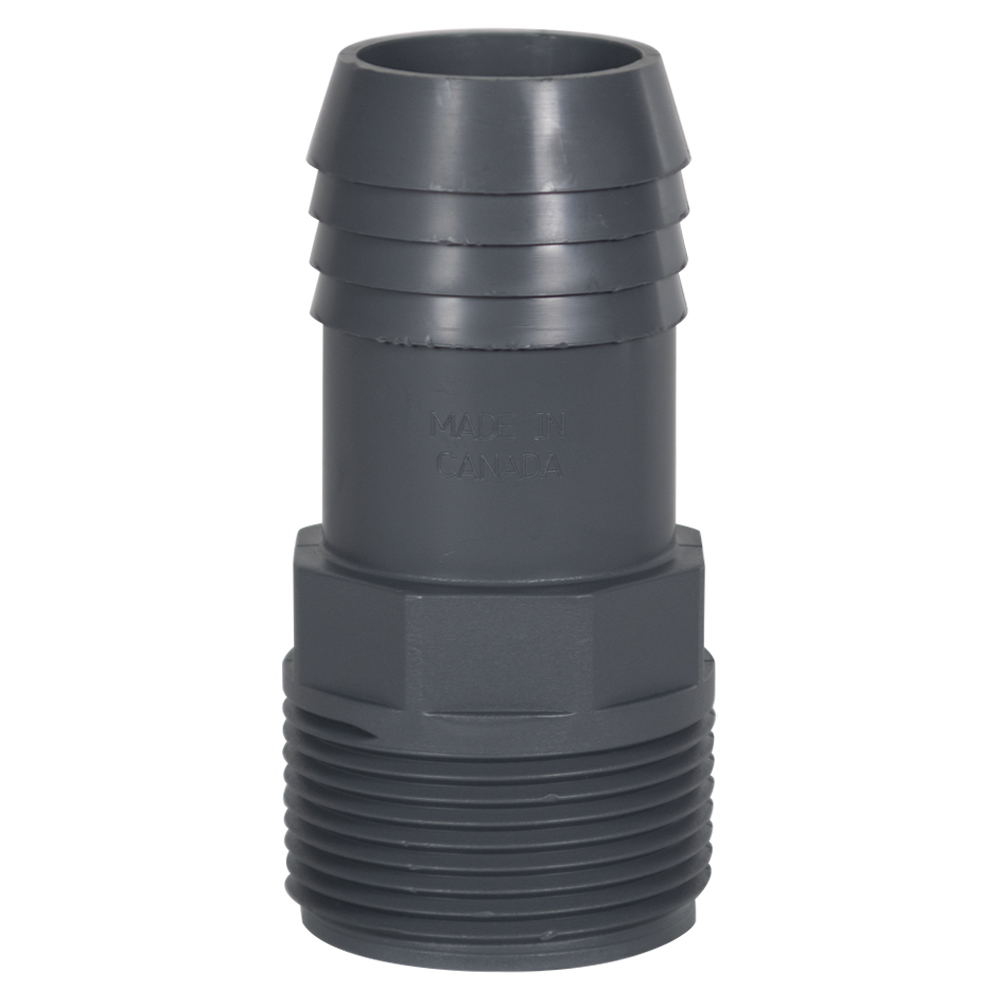 1-1/4" MNPT Polypropylene Adapter