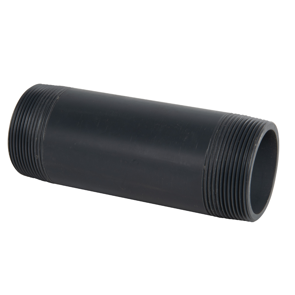 2" MNPT x 6" L Schedule 80 PVC Pipe Nipple U.S. Plastic Corp.