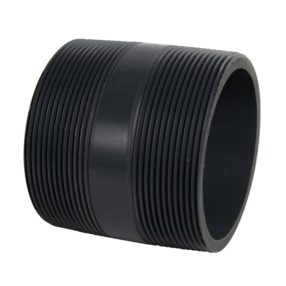 4" MNPT x 4" L Schedule 80 PVC Pipe Nipple U.S. Plastic Corp.