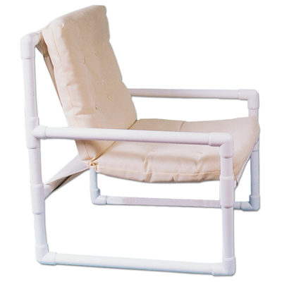 Black & White PVC Furniture Pipe