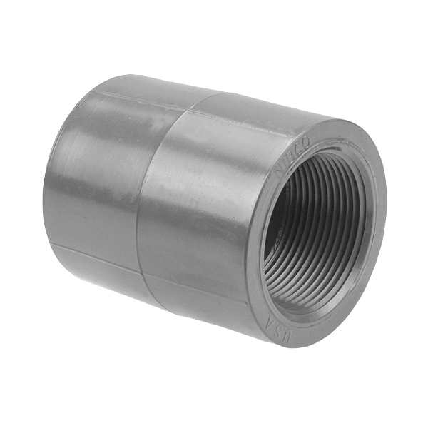 11/2" x 1" Schedule 80 CPVC Threaded Coupling U.S. Plastic Corp.