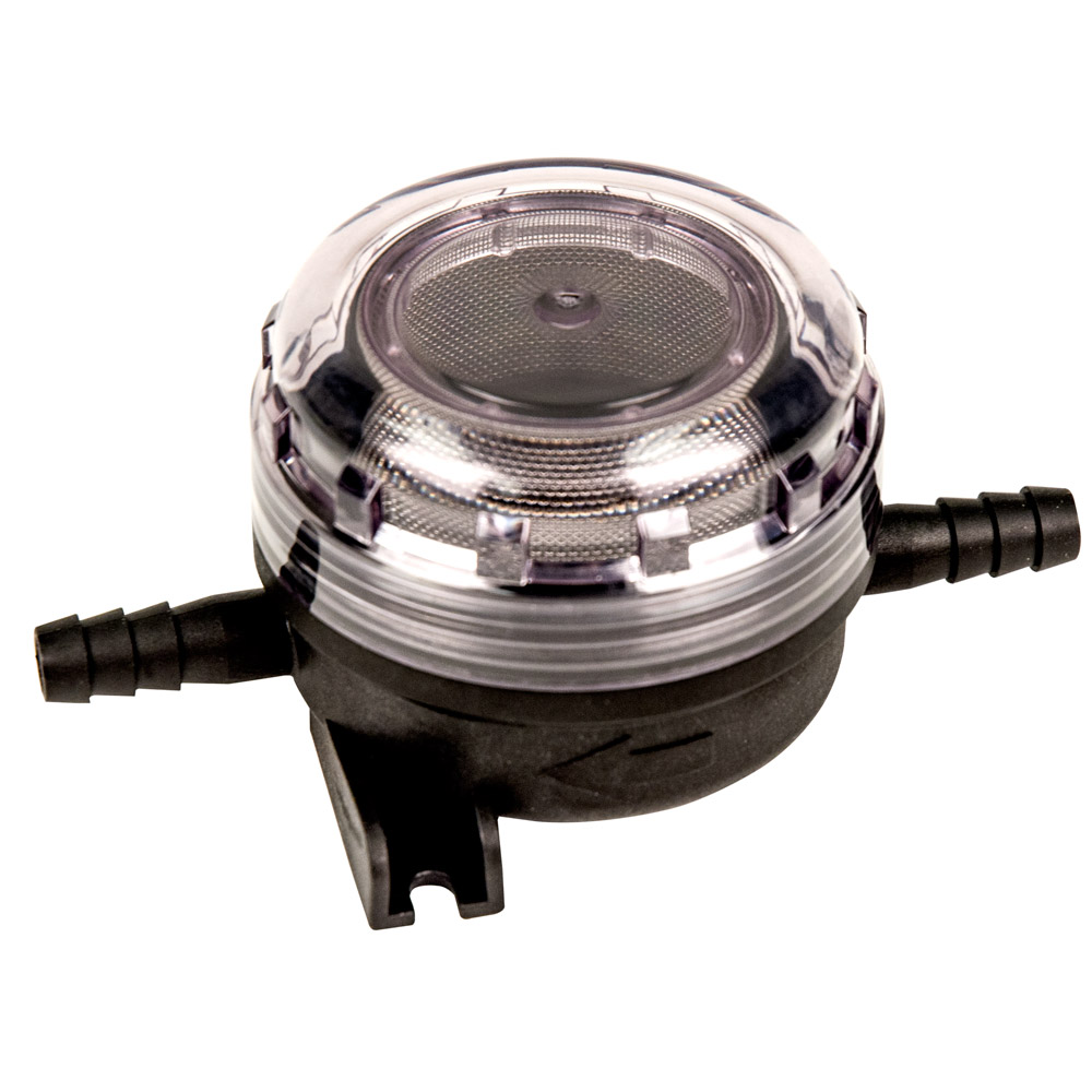 3/8" ID Hose Pump Inlet Strainer with 40 mesh (Fine) SS Filter Screen