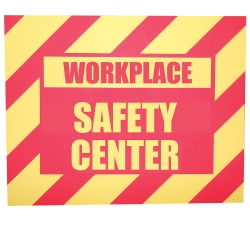 2-Sided Safety Center/Compliance Center Sign