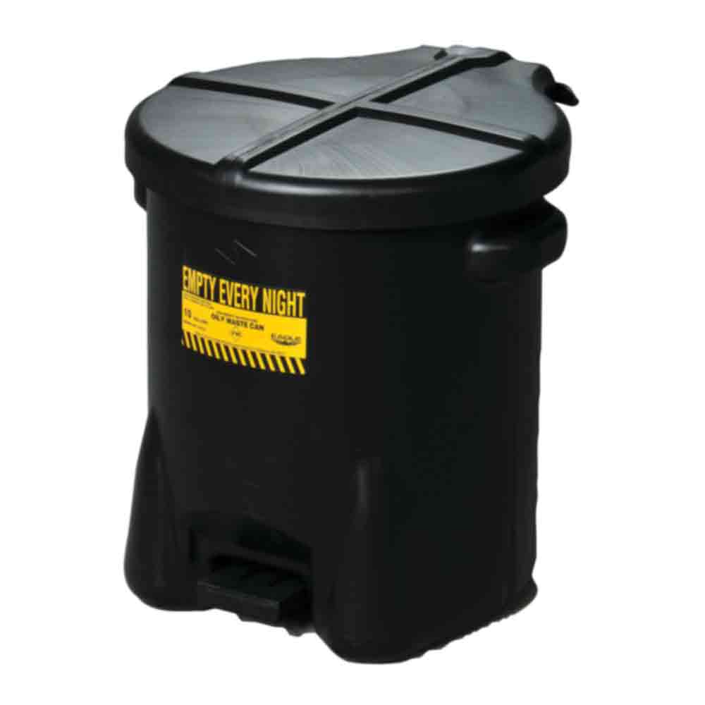 10 Gallon Red Eagle Safety Oily Waste Can | U.S. Plastic Corp.