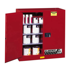 40 Gallon 2 Manual-Close Doors Justrite ® Sure-Grip ® EX Safety Cabinet for Combustibles