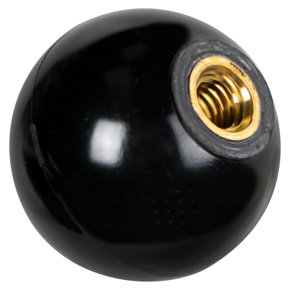 13/8" Dia., 5/16"18 Thread Phenolic Ball Knob U.S. Plastic Corp.