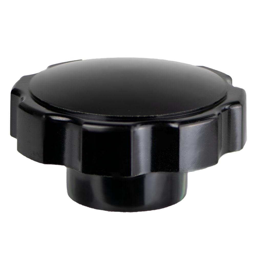 Details about   New rubber coated Black Phenolic Fluted Torque Knob handle 1/2" coarse threads 