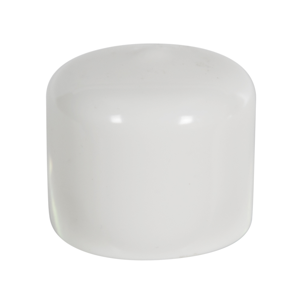 White Vinyl Cap 11/4" Cap ID x 1" Inside Length U.S. Plastic Corp.