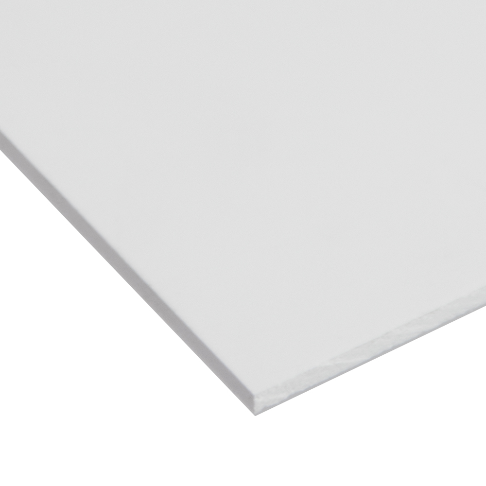0.160" x 24" x 48" White Expanded PVC Sheet