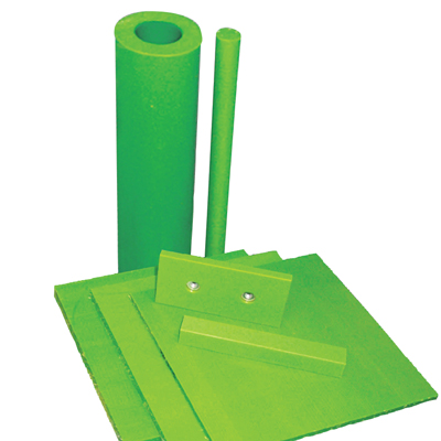 2" x 24" x 48" Nycast® Nyloil® Green Cast Plate