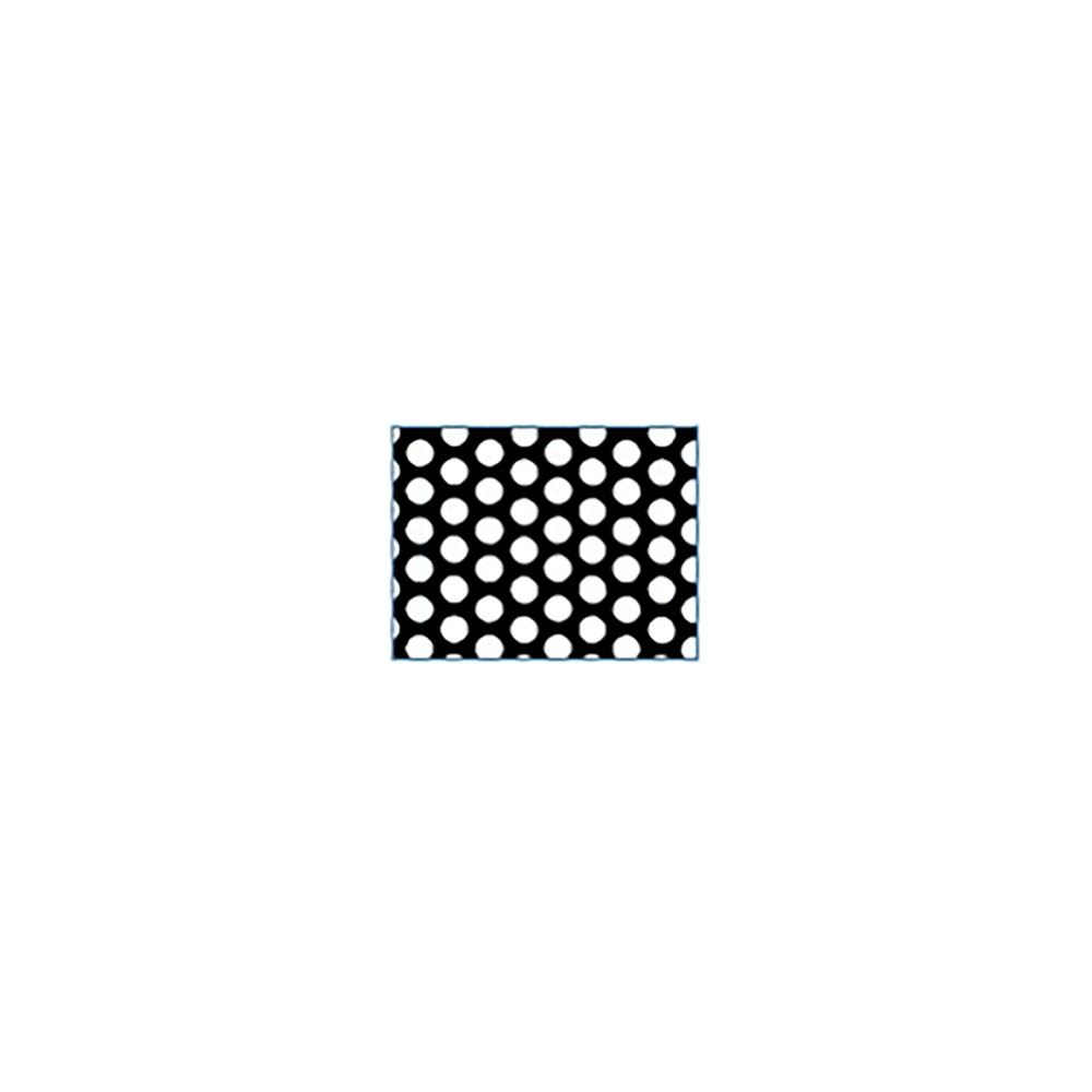 1/16" x 24" x 48" Polypropylene Perforated Sheet with Staggered Rows - 1/8" Holes on 3/16" Centers