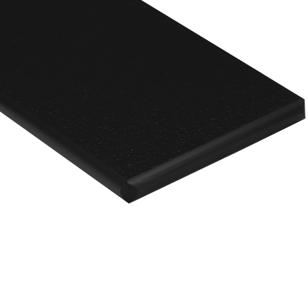 1/4" x 48" x 96" Black King StarBoard® ST HDPE Sheet
