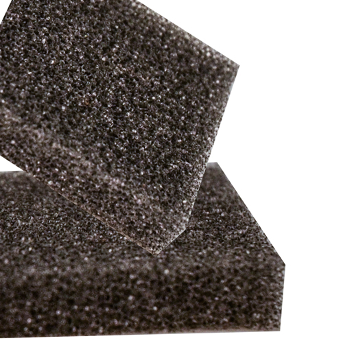 0.125" x 54" x 36" Charcoal 6 Lbs. Density Polyester Foam Sheet