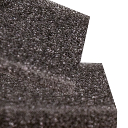 0.1875" x 54" x 36" Charcoal 4 Lbs. Density Polyester Foam Sheet