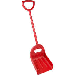 Red One-Piece Ergonomic Shovel