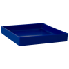 10-3/8" L x 10-3/8" W x 1-1/2" Hgt. Blue Tamco® Tray