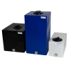 2 Gallon Natural Molded Polyethylene Tamco® Tank with Lid & 1/2" FNPT Fitting - 8-1/2" L x 8-1/2" W x 12" Hgt.