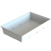 300 Gallon Open Top Rectangular Tank - 94" L x 57" W x 18" Hgt.