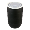 30 Gallon Black Tamco® Open Head Drum with Plain Lids