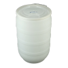 30 Gallon Natural Tamco® Open Head Drum with Plain Lids