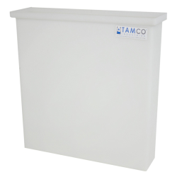 25 Gallon Natural Polyethylene Tamco ® Tank - 24" L x 8" W x 30" Hgt. (Cover Sold Separately)