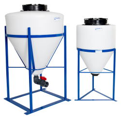 30 Gallon Tamco ® Cone Bottom Tank with Mixer Mounts & 2" FPT Bulkhead Fitting Package