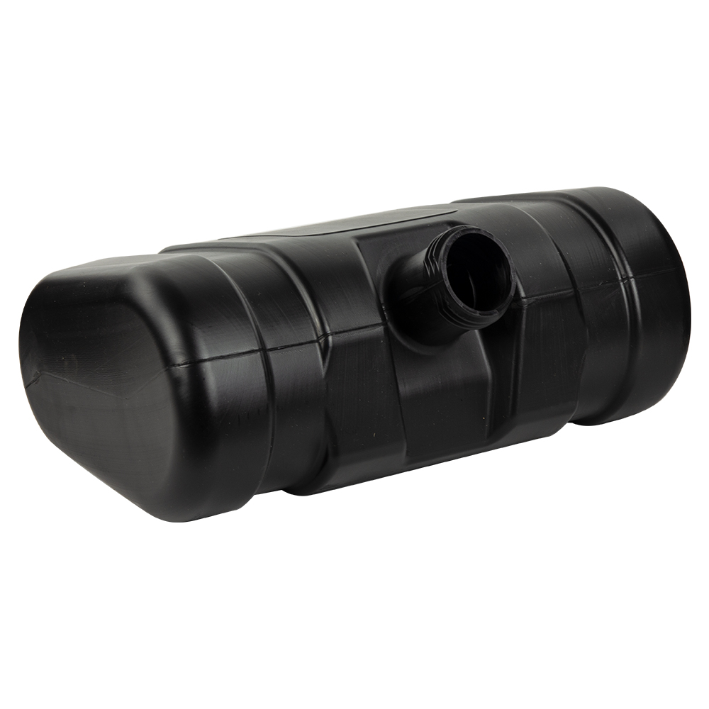 2 Gallon Black Multi-Purpose Tank - 14.57" L x 9.82" W x 5.5" Hgt. (2.25" Neck)