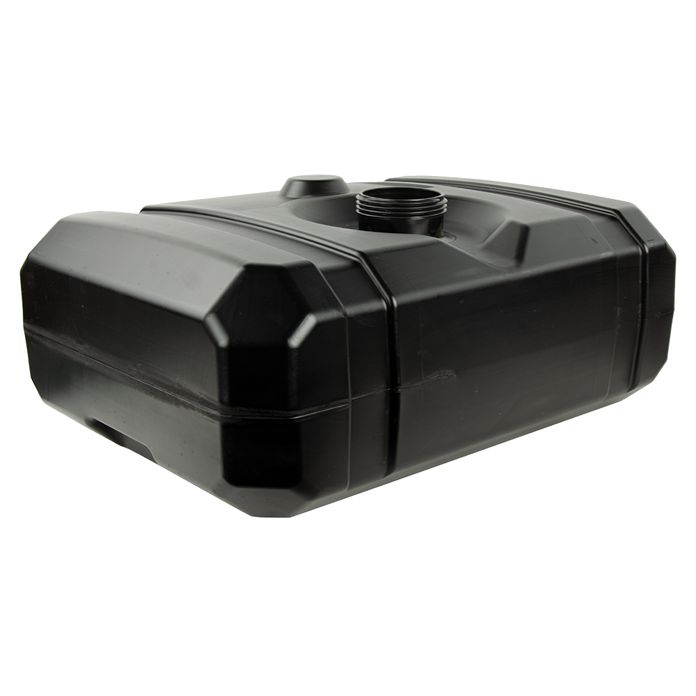 12 Gallon Black Multi-Purpose Tank - 22.72" L x 17" W x 10" Hgt. (3.5" Neck)