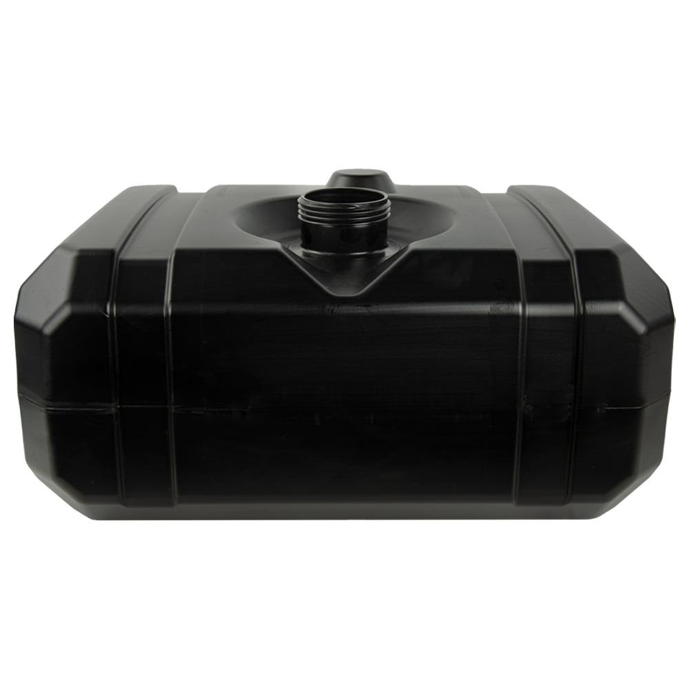 12 Gallon Black Multi-Purpose Tank - 22.72" L x 17" W x 10" Hgt. (3.5" Neck)