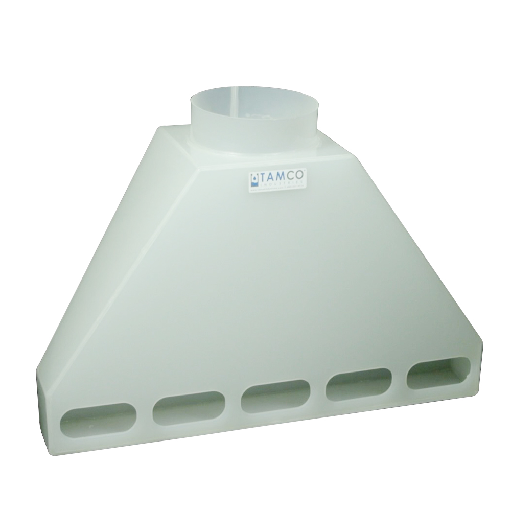 30" Wide Polypropylene Tamco® Rear Fume Exhaust Hood