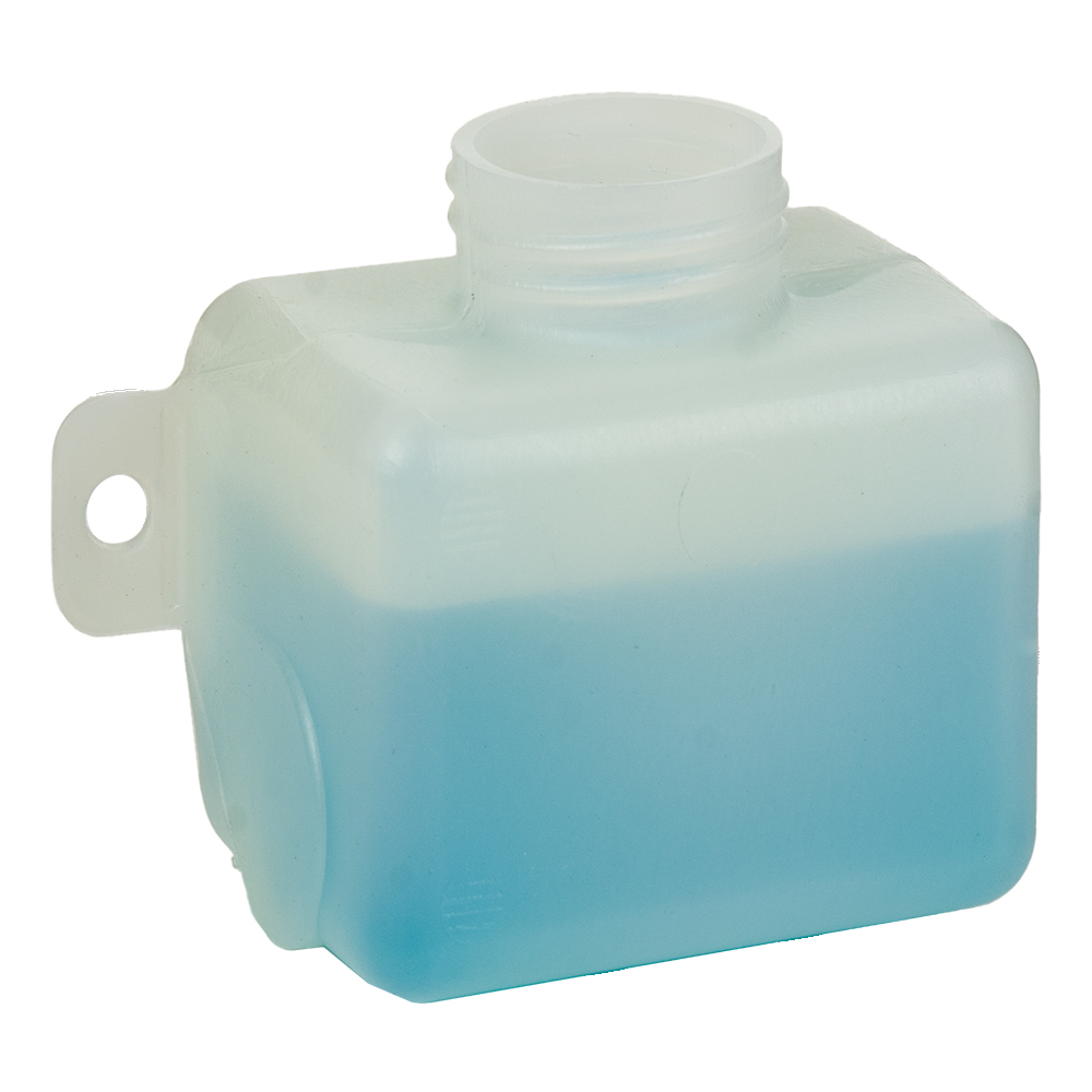 0.25 Quart Natural Multi-Purpose Tank with Mounting Tabs - 4.88" L x 2.5" W x 2.52" Hgt. (1.625" Neck)