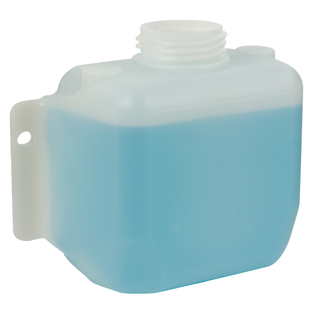 1.5 Quart Natural Multi-Purpose Tank with Mounting Tabs - 7.74" L x 3.62" W x 5.9" Hgt. (2.25" Neck)