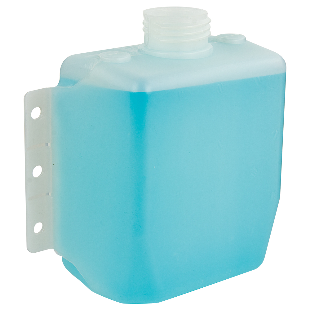 3 Quart Natural Multi-Purpose Tank with Mounting Tabs - 8.63" L x 4.25" W x 7.63" Hgt. (2.25" Neck)