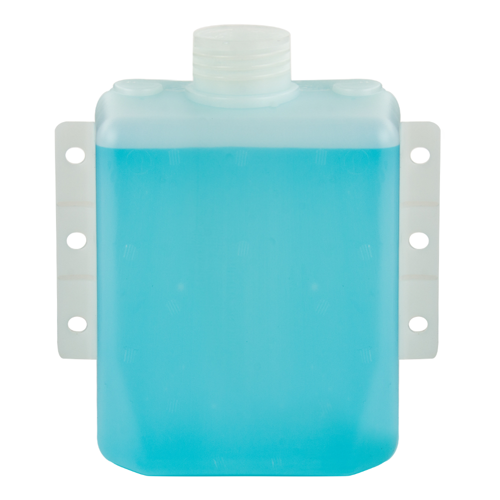 3 Quart Natural Multi-Purpose Tank with Mounting Tabs - 8.63" L x 4.25" W x 7.63" Hgt. (2.25" Neck)