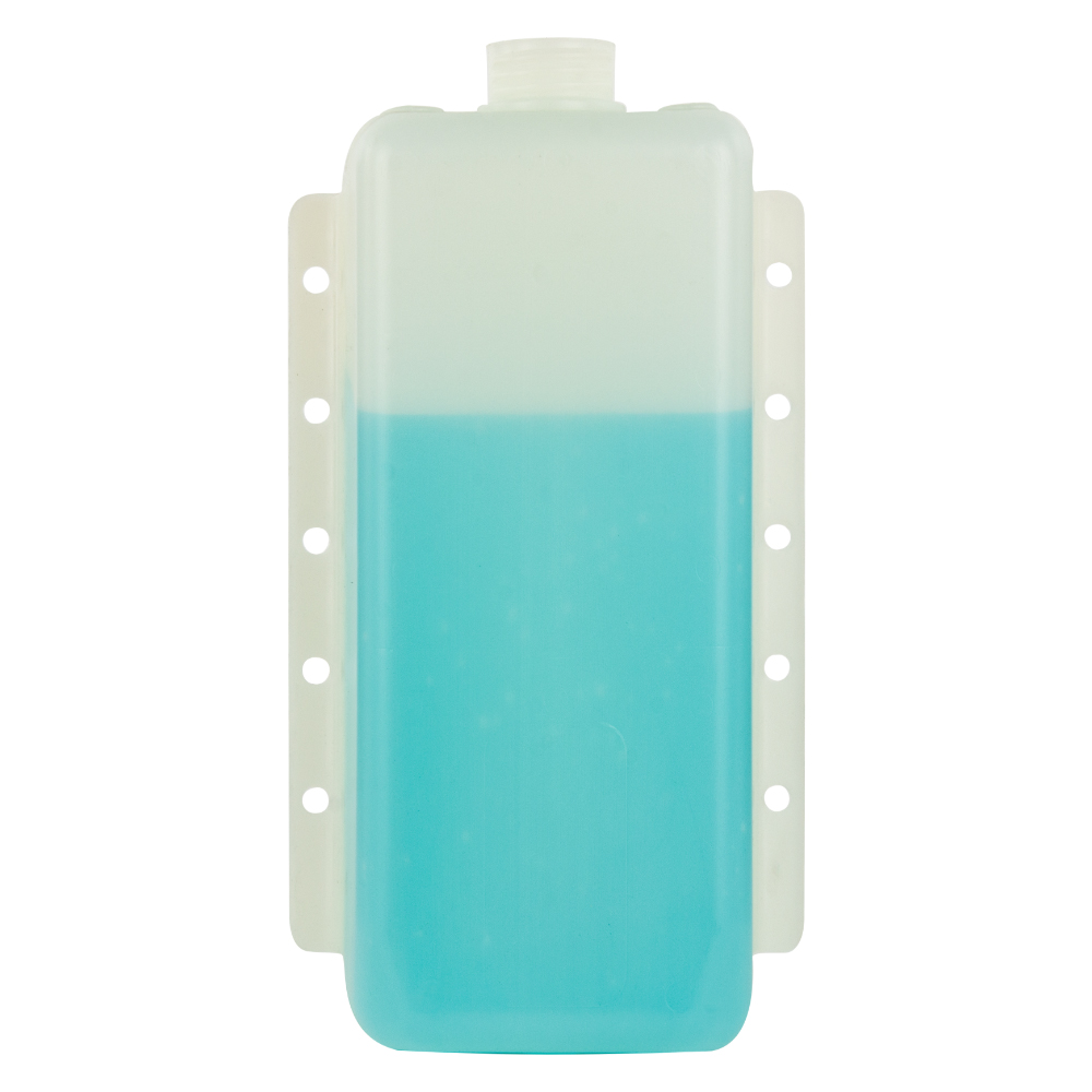 5 Quart Natural Multi-Purpose Tank with Mounting Tabs - 8.62" L x 4.17" W x 12.9" Hgt. (2.25" Neck)