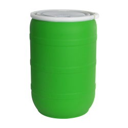 55 Gallon Green Tamco ® Open Head Drum with Threaded Bungs