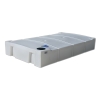 300 Gallon White Low Profile Holding Tank - 56" L x 95" W x 16" Hgt.