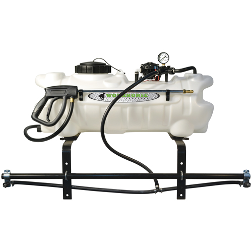 15 Gallon ATV Sprayer with Wand, Boom with 2 Nozzles & 2.2 GPM Pump