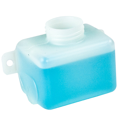 0.25 Quart Natural Multi-Purpose Tank with Mounting Tabs - 4.88" L x 2.5" W x 2.52" Hgt. (1.625" Neck)