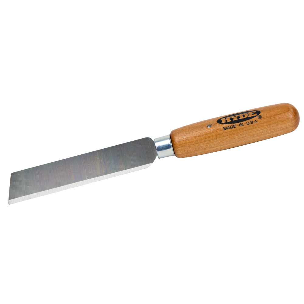 4" x 1" 16 Gauge Regular Square Point Shop Knife U.S. Plastic Corp.