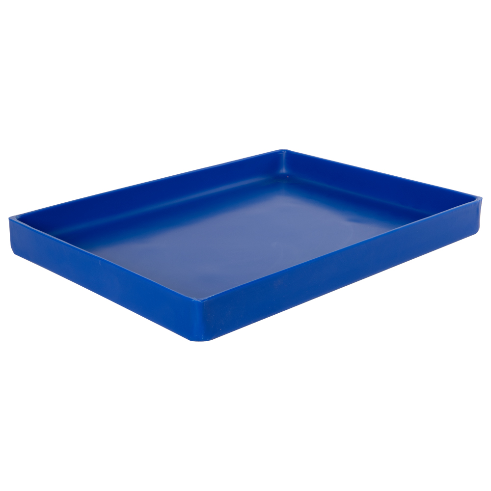 16-5/8" L x 12-3/8" W x 1-1/2" Hgt. Blue Tamco® Tray