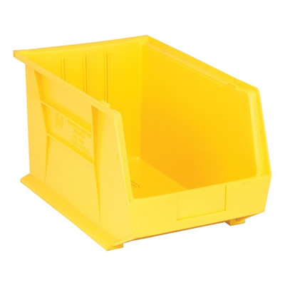 Yellow Quantum® Ultra Series Stack & Hang Bin - 18" L x 11" W x 10" Hgt.
