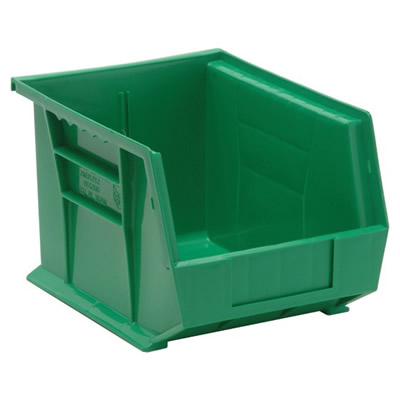 Green Quantum® Ultra Series Stack & Hang Bin - 10-3/4" L x 8-1/4" W x 7" Hgt.