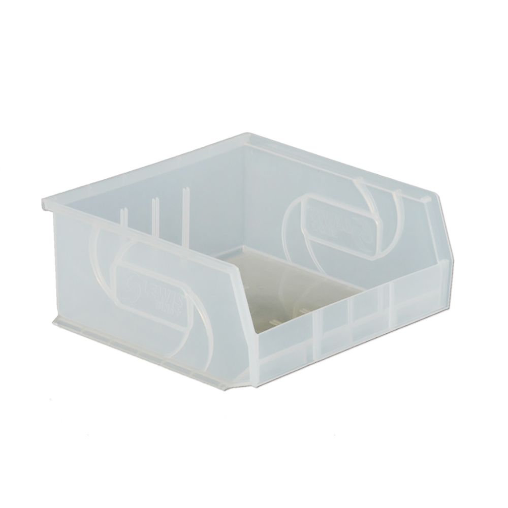 10-7/8" L x 11" W x 5" Hgt. Clear Hang & Stack Bin | U.S. Plastic Corp.