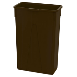 23 Gallon Brown Slim Container